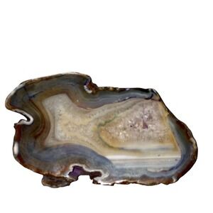 Brazilian Agate Slab‎ Lapidary Thick Slab Cut Rock Rock Hounding